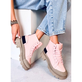 Rosa Felve Zapatillas trekking rosas 1