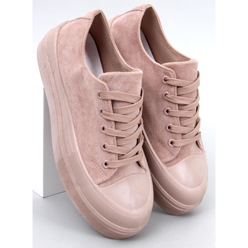 BM zapatillas Curtis caqui con plataforma beige 1