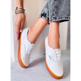 Zapatillas de mujer, lona Werde White blanco 3