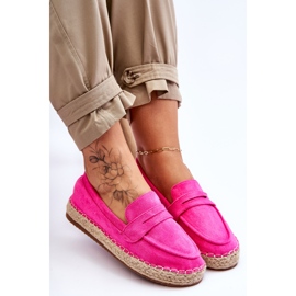 FI1 Alpargatas Mujer Ante Keyla Fucsia rosado 6