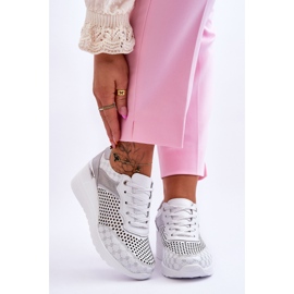 S.Barski Deportivas Mujer Piel Caladas Blanco Virginia 1