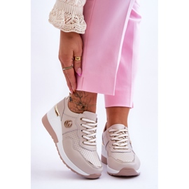 S.Barski Deportivas Mujer Rebeca Piel Beige Cuña 1 S.Barski Deportivas Mujer Rebeca Piel Beige Cuña 1