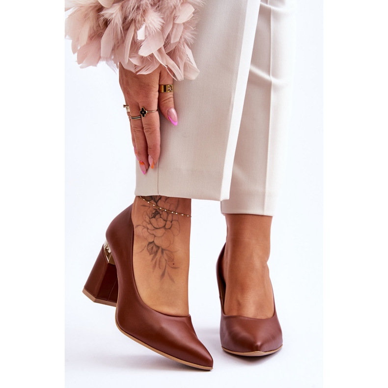 Lewski Shoes Zapatos De Salón De Piel Lewski 3117 Marrón 1