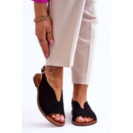 Sandalias Mujer Ante Lewski Shoes 3220/X Negro 1