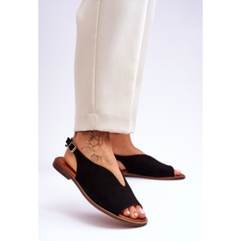 Sandalias Mujer Ante Lewski Shoes 3220/X Negro 3
