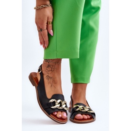 Sandalias Mujer Piel Lewski Shoes 3230 Black Peas negro 1 Sandalias Mujer Piel Lewski Shoes 3230 Black Peas negro 1