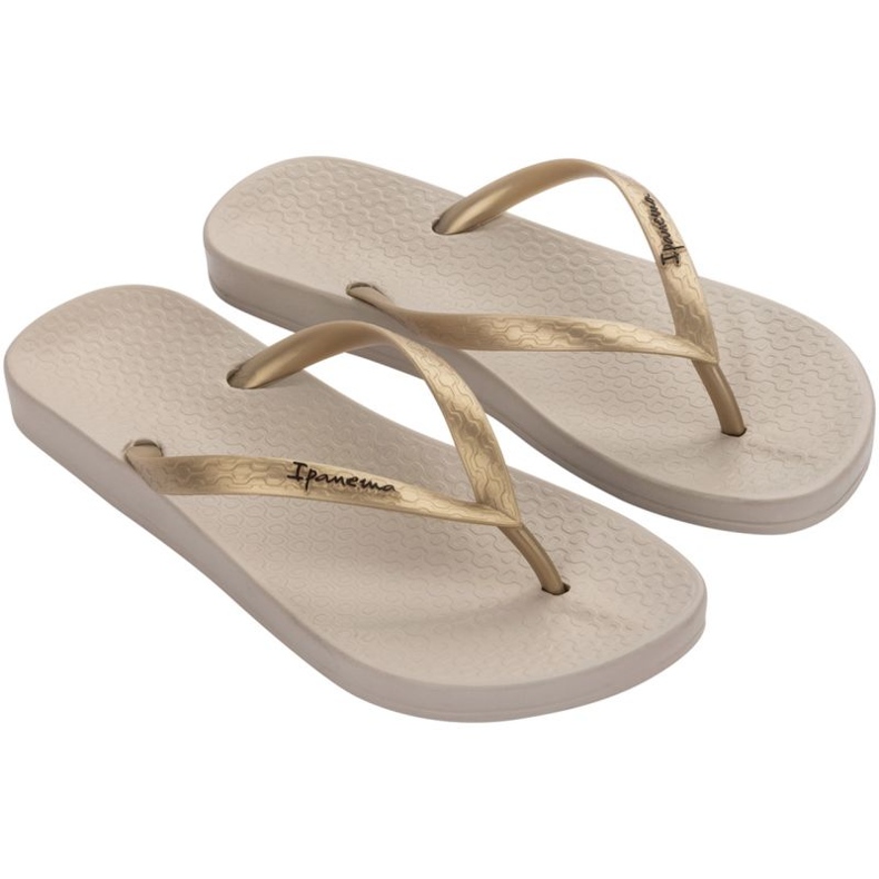 Chanclas Ipanema Anat Tan Fem W 81030-23097 beige dorado 1