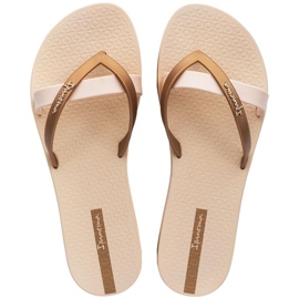Chanclas Ipanema Kirei Fem W 81805-AG219 beige dorado 2