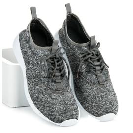 Calzado deportivo textil gris 2