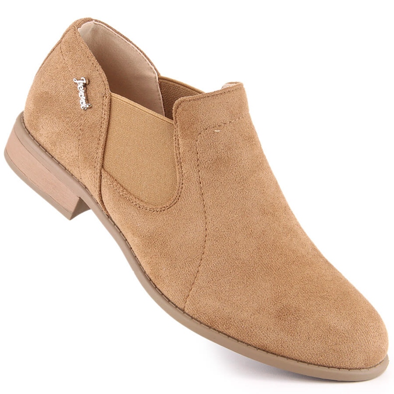 Slip-on mujer ante beige Jezzi ASA142-26A 1
