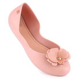 Cómodas bailarinas de mujer perfumadas elásticas nude Zaxy LL285002 rosado 1