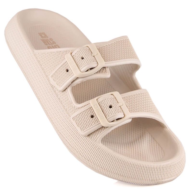 Chanclas deportivas de mujer con plataforma beige Big Star LL274611 1