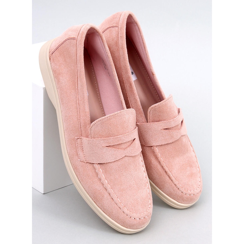 Mocasines Blum de ante rosa rosado 1