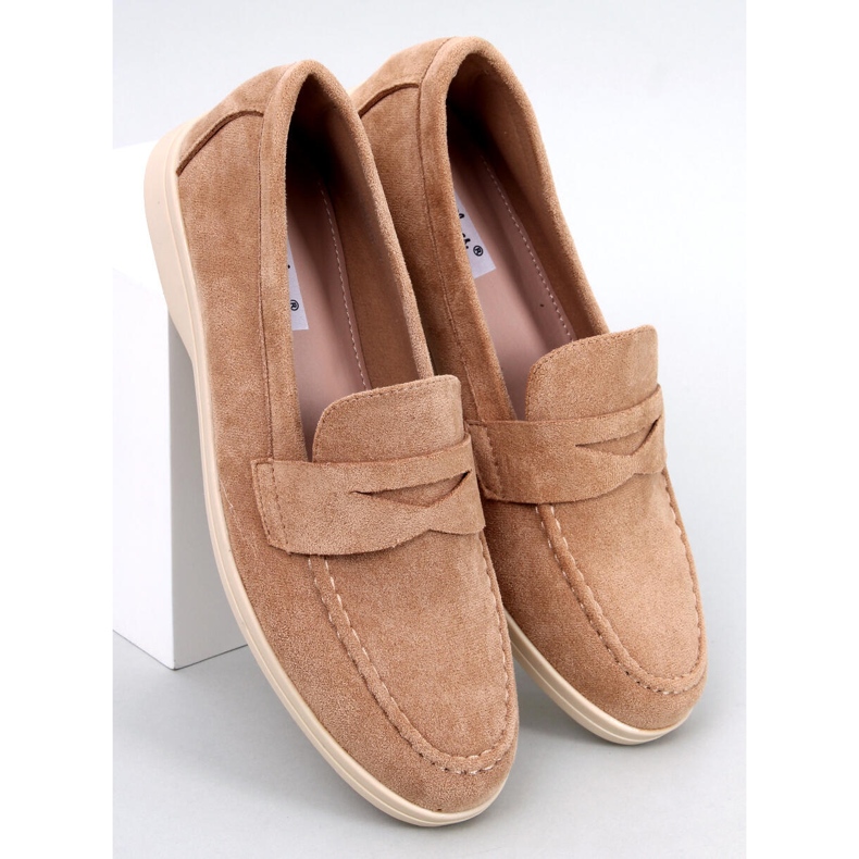 BM Mocasines Blum de ante beige 1