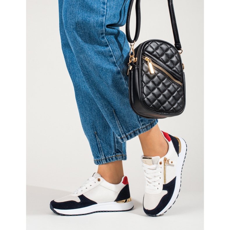 Deportivas mujer cómodas blancas Shelovet blanco 2 Deportivas mujer cómodas blancas Shelovet blanco 2