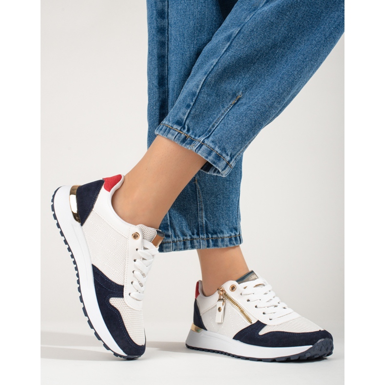 Deportivas mujer cómodas blancas Shelovet blanco 1 Deportivas mujer cómodas blancas Shelovet blanco 1