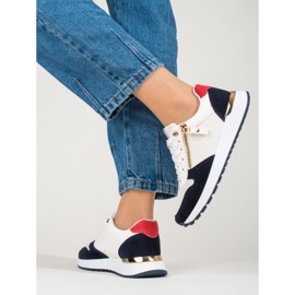 Deportivas mujer cómodas blancas Shelovet blanco 3