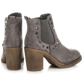 Seastar Botas con tachuelas gris 1
