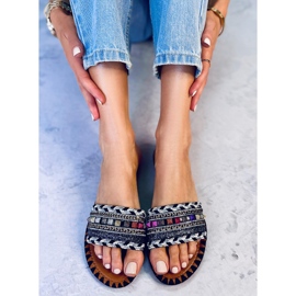 Zapatilla Marrakesh Marruecos Negra negro 2