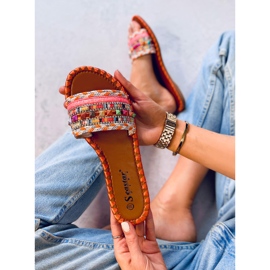 Pantuflas Marruecos Marrakech Naranja 5