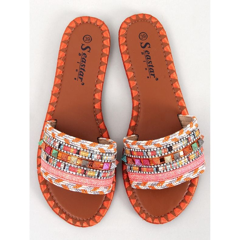 Pantuflas Marruecos Marrakech Naranja 1 Pantuflas Marruecos Marrakech Naranja 1