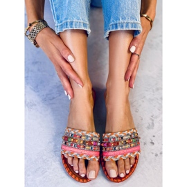 Pantuflas Marruecos Marrakech Naranja 3