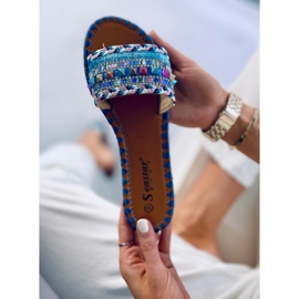 BM Pantuflas Marruecos Marrakesh Azul 2