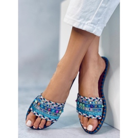 BM Pantuflas Marruecos Marrakesh Azul 3