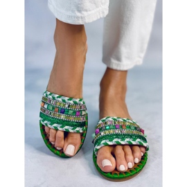 Zapatilla Marruecos Verde Marrakech 2
