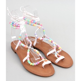 Seastar Botas romanas con cuentas de Megh White blanco 1 Seastar Botas romanas con cuentas de Megh White blanco 1