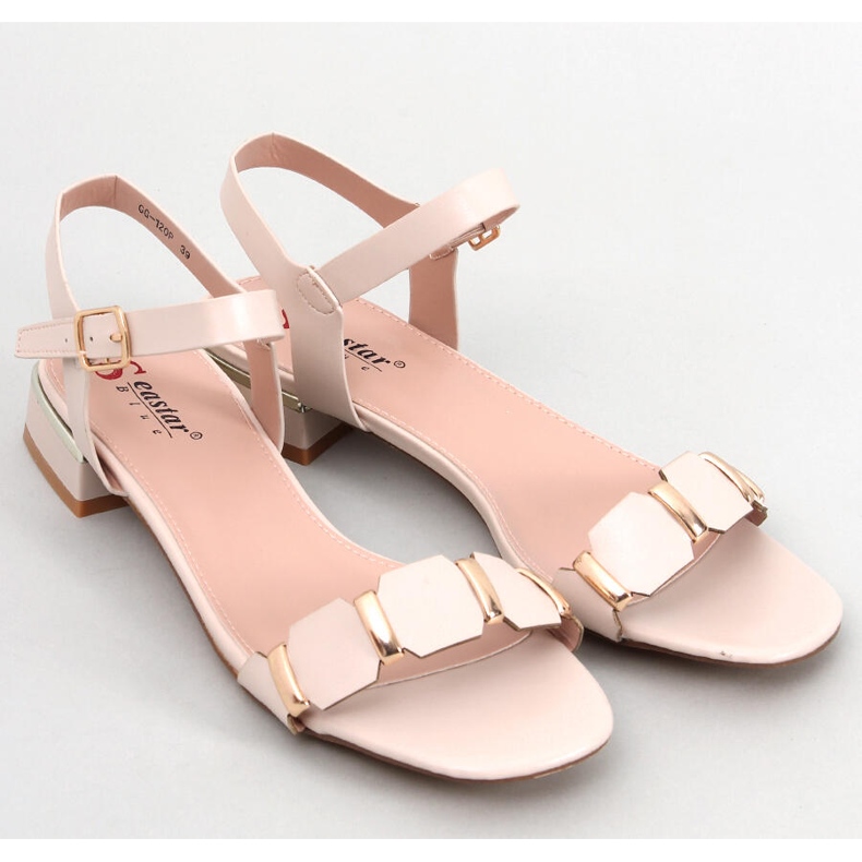 Seastar Sandalias de tacón bajo Clary Beige 1