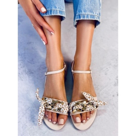 Sandalias cadena Agena Beige 3