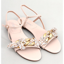 Sandalias cadena Agena Beige 1