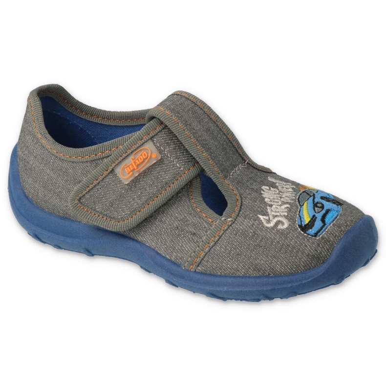 Zapatos befado niño 010X024 azul gris 1