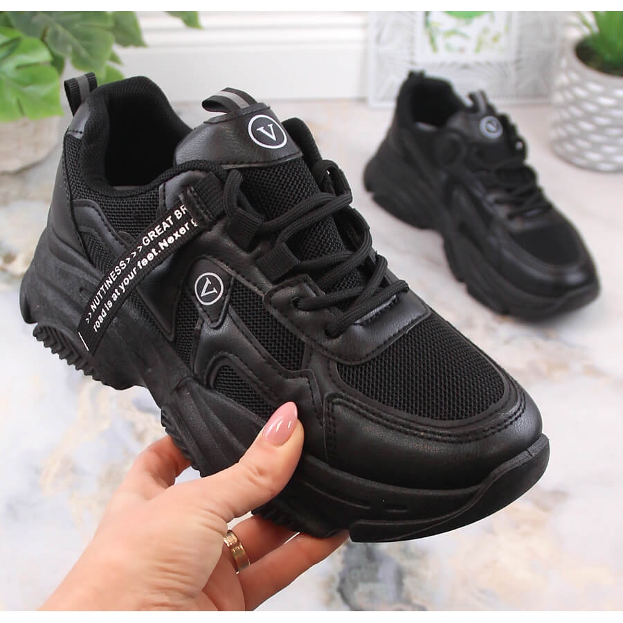 Zapatillas deportivas negras de mujer hotsell