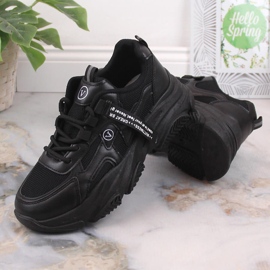 Zapatillas deportivas mujer negras Vinceza 13577 sneakers negro 4