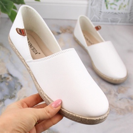 Alpargatas blancas sin cordones para mujer Vinceza 34591 blanco 5