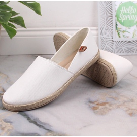 Alpargatas blancas sin cordones para mujer Vinceza 34591 blanco 7