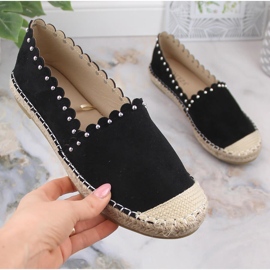 Alpargatas slip-on mujer negras Vinceza 34595 negro 5
