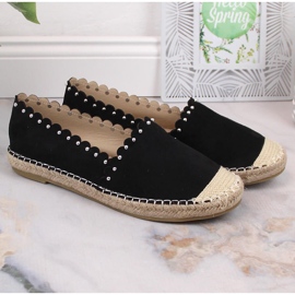 Alpargatas slip-on mujer negras Vinceza 34595 negro 6
