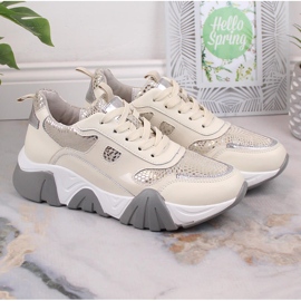 Deportivas mujer piel beige Filippo DP4516 6