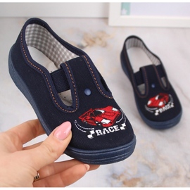 Pantuflas de niños para la escuela infantil Nazo N017ADW azul 2