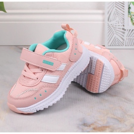 Atletico Deportivas niña con velcro rosa AbcKids B933104083 rosado 5
