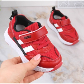 Atletico Deportivas infantiles con velcro rojo AbcKids B933104083 1