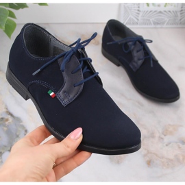 Zapato de vestir niño Kornecki 6120 azul marino 2