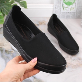 Slip-on mujer cómodos negros T.Sokolski W23-483 5