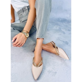 Seastar Zapatillas casa con cadena Monata Beige 5