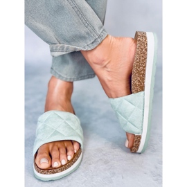 Pantuflas Bahr Corcho Verde 2
