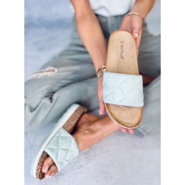 Pantuflas Bahr Corcho Verde 5