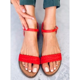 Sandalias de mujer naranja WL061 Orange 4